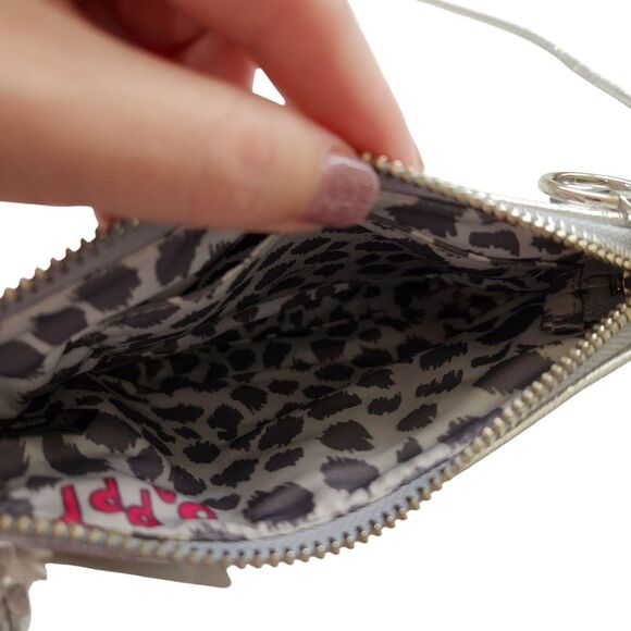 Coach Poppy Pop Disco Crossbody Bag Silver Sequins NWT - Picture 6 of 15